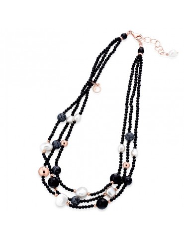 Lelune Glamor necklace - Sophie Winter - Spinel - Agate - LGNK540.3