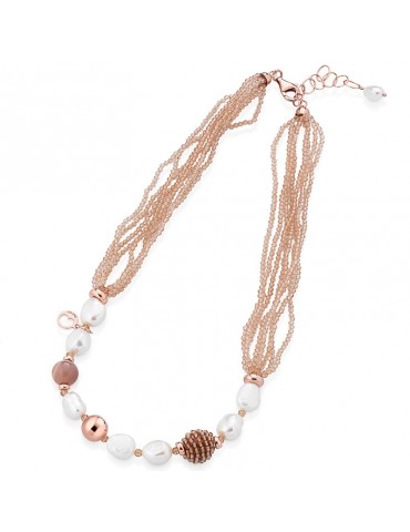 Lelune Glamor necklace - Sophie Winter - Spinel - Moonstone -LGNK545