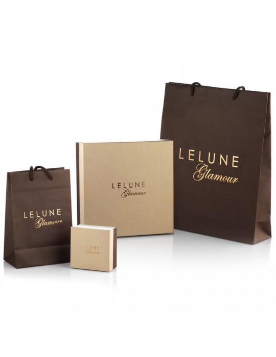Collana Lelune Glamour-Sophie Winter-Zirconi Neri-Quarzo-LGNK549.3