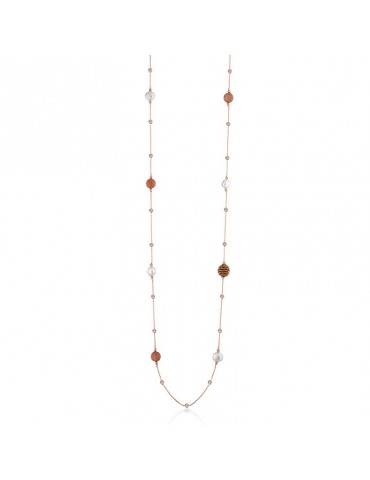 Lelune Glamor Necklace - Sophie Winter - Moonstone - Zircons - LGNK549