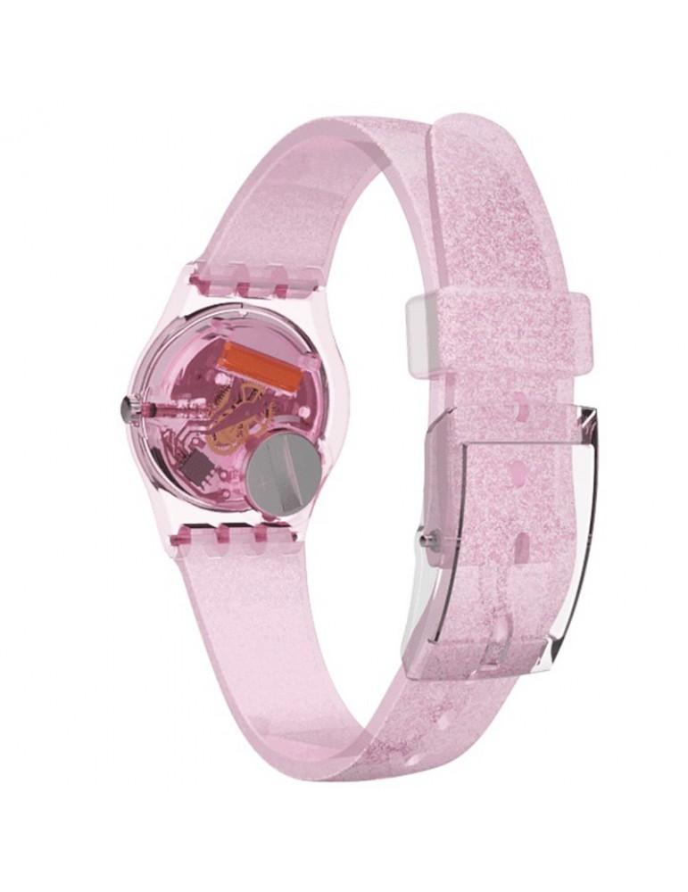 Orologio Swatch - Rose Glistar - Rosa Glitterato - 25mm -Grigio-LP132C