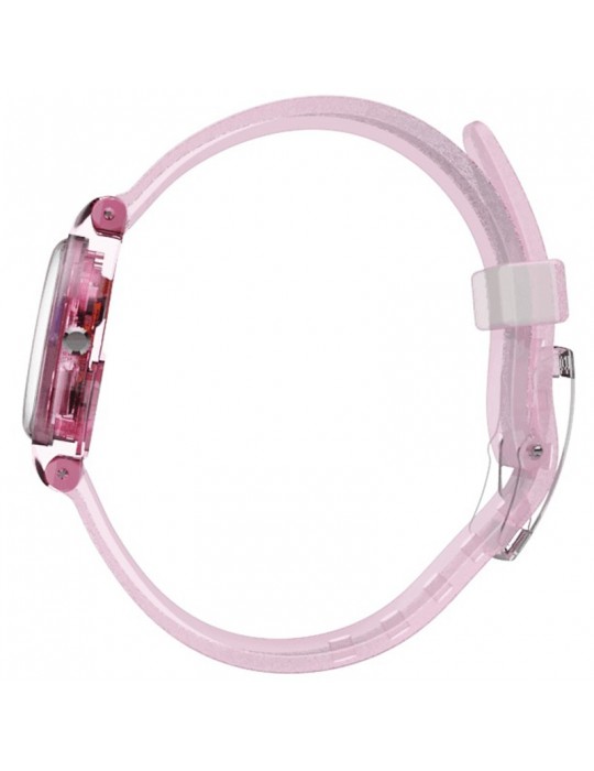 Swatch Watch - Rose Glistar - Pink Glitter - 25mm - Grey-LP132C