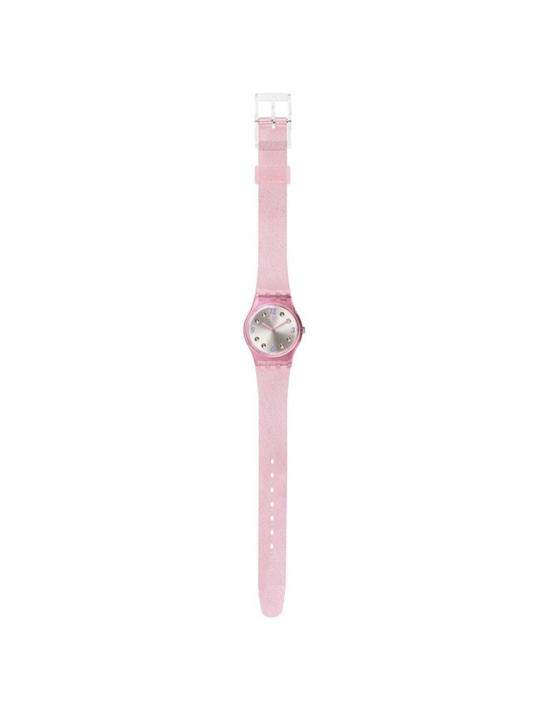 Swatch Watch - Rose Glistar - Pink Glitter - 25mm - Grey-LP132C