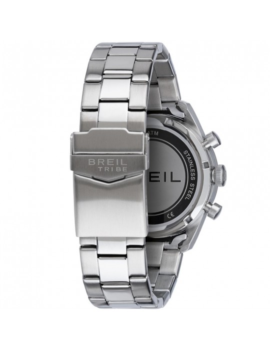 Breil Tribe watch - Classic Elegance -Chrono-Silver-42mm-Blue-EW0661