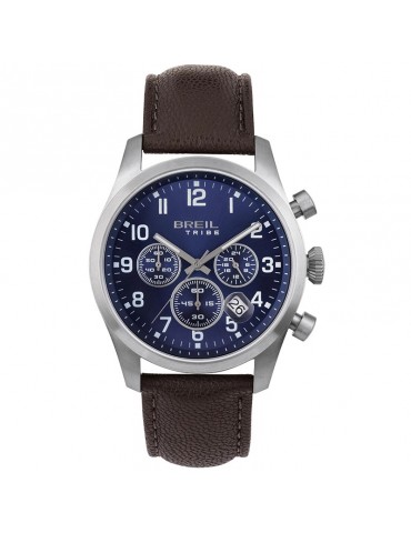 Breil Tribe Watch - Classic Elegance Chrono-Brown-42mm-Blue-EW0662