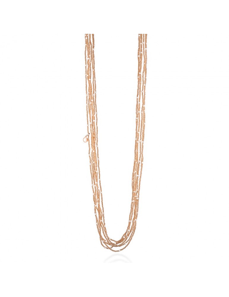 Collana Lelune Glamour - Sophie Winter - Spinello Miele-Perle-LGNK551