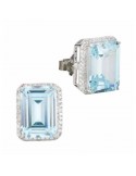 Orecchini Boccadamo - Sophie-Argento 925%-Cristalli Acquamarina-OR812A