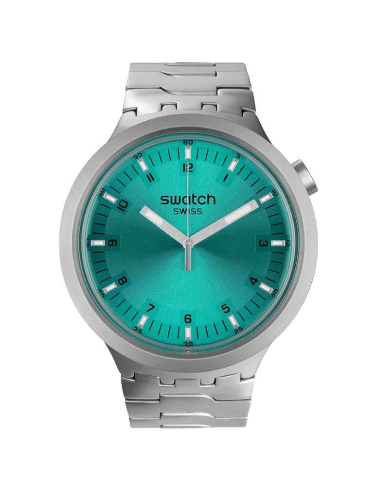 Orologio Swatch - Aqua Shimmer - Silver - 47mm - Turchese - SB07S100G