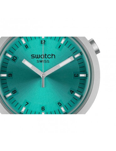 Swatch Watch - Aqua Shimmer - Silver - 47mm - Turquoise - SB07S100G 2