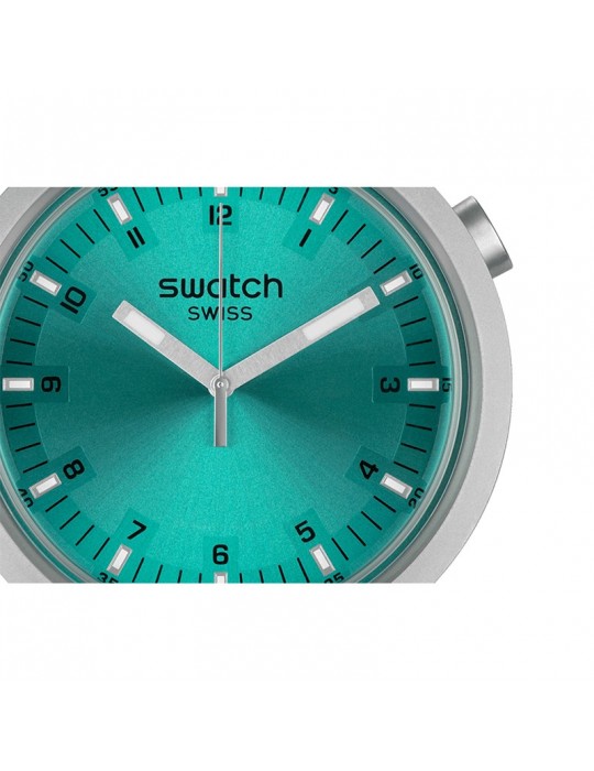 Orologio Swatch - Aqua Shimmer - Silver - 47mm - Turchese - SB07S100G