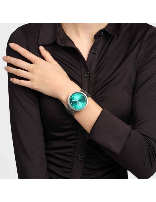Orologio Swatch - Aqua Shimmer - Silver - 47mm - Turchese - SB07S100G