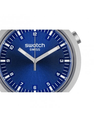 Swatch Watch - Indigo Hour - Silver - 47mm - Navy Blue - SB07S102G 2