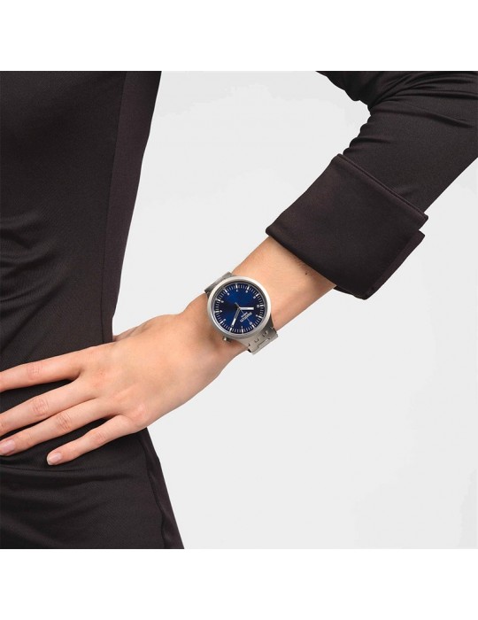 Orologio Swatch - Indigo Hour - Silver - 47mm - Blu Navy - SB07S102G