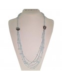 Rajola necklace - Jazz - Long - Multistrand - Aquamarine - 5468118