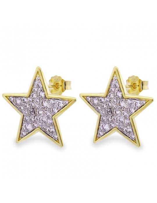 Orecchini Rue Des Mille-Stardust Ten-Gold-Stelle Oversized-ORZ018M2STEAU