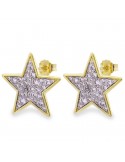 Orecchini Rue Des Mille-Stardust Ten-Gold-Stelle Oversized-ORZ018M2STEAU