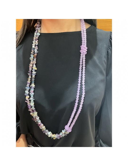 Rajola necklace - Capricci -Primula-Multistrand-Jade-Fluorite-B5688665