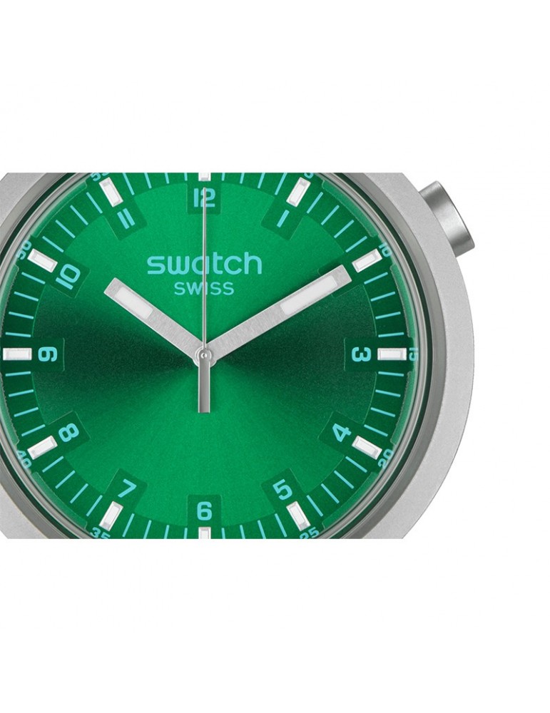 Orologio Swatch - Forest Face - Silver - 47mm - Verde- SB07S101G