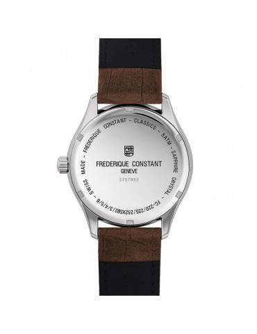 Frederique Constant - Classics 40mm Gray Watch with Leather Strap - 0 2