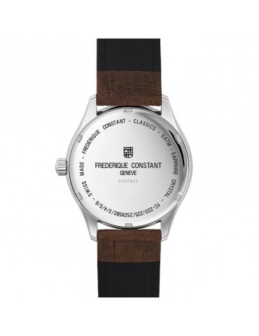 Frederique Constant - Classics 40mm Silver Watch with Leather Strap - 0 2