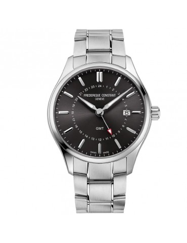 Frederique Constant - Classics Quartz GMT 40mm Black Watch - 0