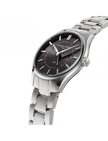 Frederique Constant - Classics Quartz GMT 40mm Black Watch - 0 2
