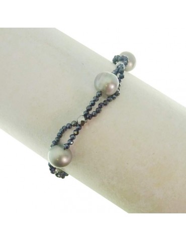 Bracciale Rajola - Venus - Spinelli Blu - Perle - 54437418