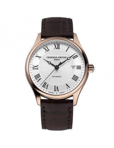 Frederique Constant - Classics Automatic 40mm Silver Guilloché Watch - 0