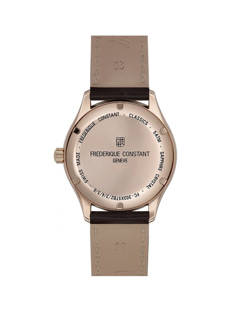 Orologio Frederique Constant - Classics Automatico 40mm Argento Guillochè