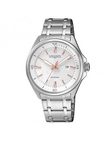 Orologio Vagary Donna - Aqua39 - Tempo e Data 34mm Bianco - IU1-310-11