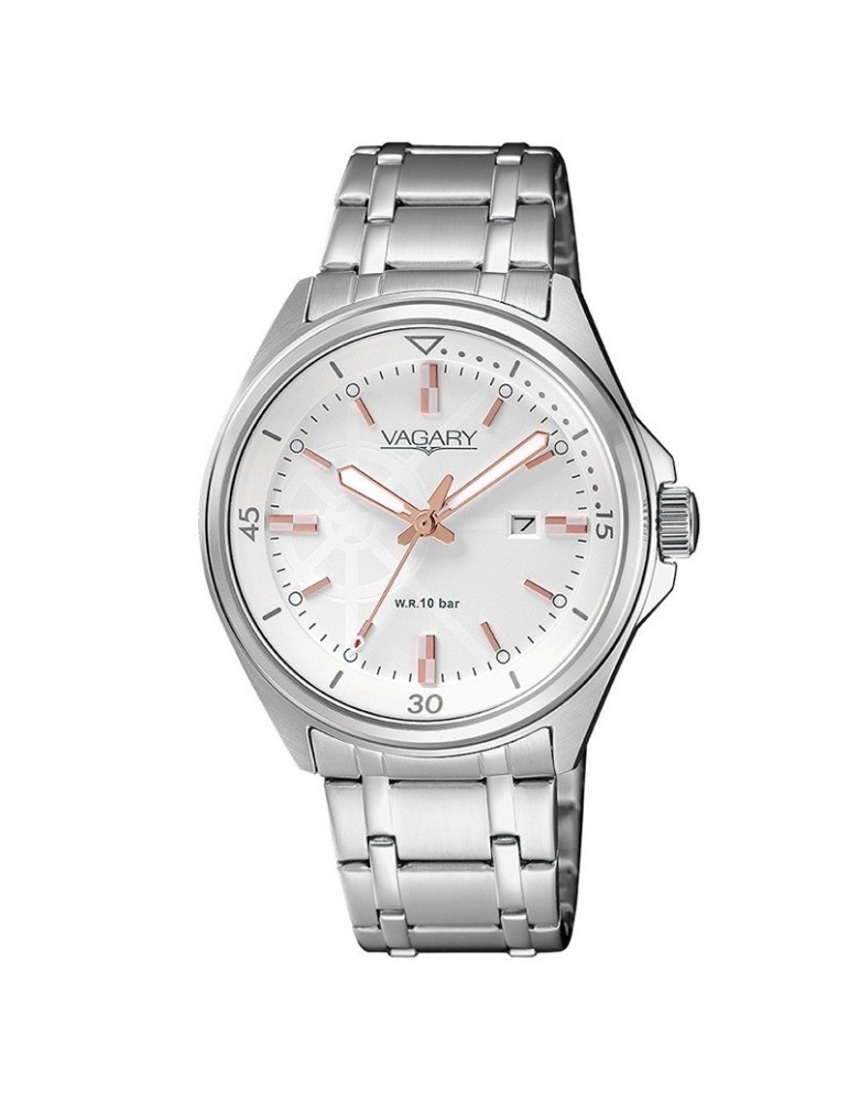 Orologio Vagary Donna - Aqua39 - Tempo e Data 34mm Bianco - IU1-310-11