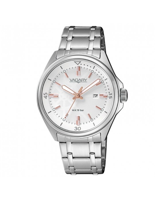 Orologio Vagary Donna - Aqua39 - Tempo e Data 34mm Bianco - IU1-310-11