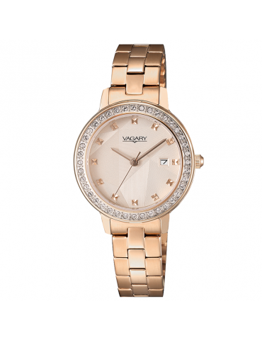 Orologio Vagary Donna-Flair Lady-30mm Rosa con Cristalli-IU1-492-31