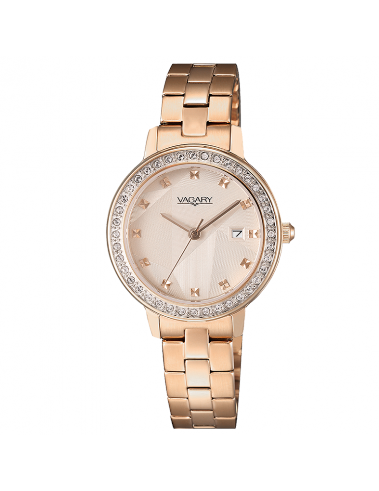 Orologio Vagary Donna-Flair Lady-30mm Rosa con Cristalli-IU1-492-31
