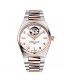 Frederique Constant - Highlife Lady Heart Beat Automatic 34mm Silver and Rose Gold Watch with Diamonds - 0