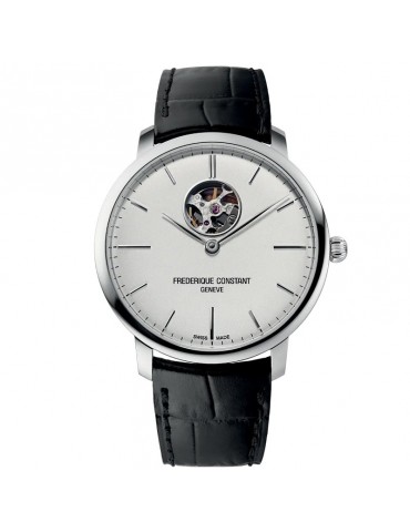 Frederique Constant - Classics Slimline Heart Beat Automatic 40mm Silver Watch - 0