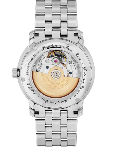 Frederique Constant - Classics Heart Beat Automatic 40mm Silver Watch with Moon Phase - 0 2