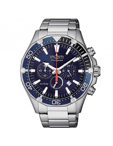 Orologio Vagary Uomo - Aquadiver Cronografo 43mm Blu - IV4-110-71