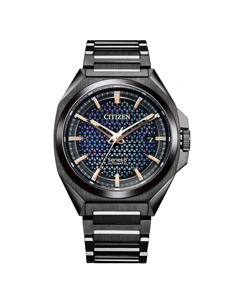Citizen Men's Watch - Series 8 Automatic Mechanical 40mm Black Blue - 0