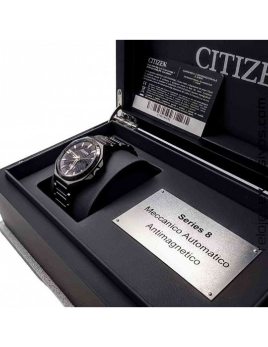 Orologio Citizen - Serie 8 Meccanico Automatico 40mm Nero Blu - NA1015-81Z