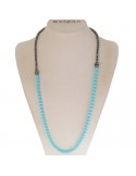 Collana Rajola - Primula - Lunga - Pasta Turchese - Ematite - B5686329