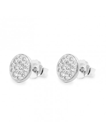 Orecchini Rue Des Mille - Stardust Ten - Cerchio-Zirconi-ORZ018M1CERRH