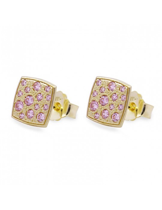 Rue Des Mille earrings - Stardust Ten - Square - Zircons - ORZ018M1TVCAU Rue Des Mille earrings - Stardust Ten - Square - Zircons - ORZ018M1TVCAU