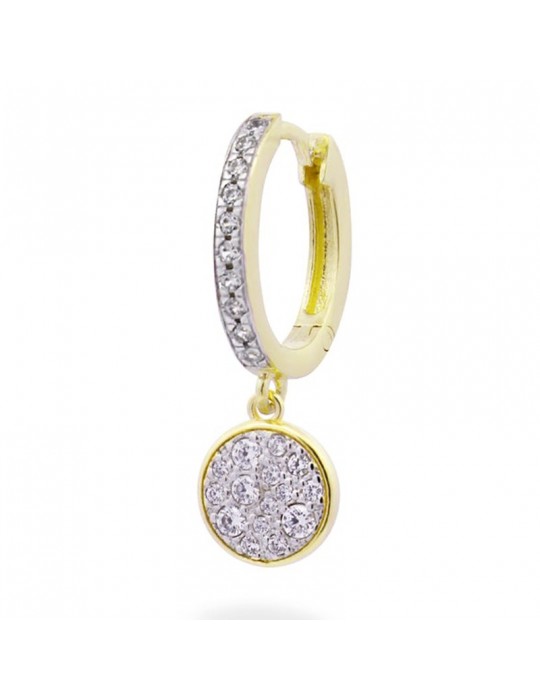 Mono Orecchino Rue Des Mille-Stardust Ten-Cerchio Pendente-ORZ018M3CERAU