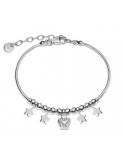 JACK&CO WOMEN'S BRACELET IN SILVER WITH ANGEL AND STARS - 0