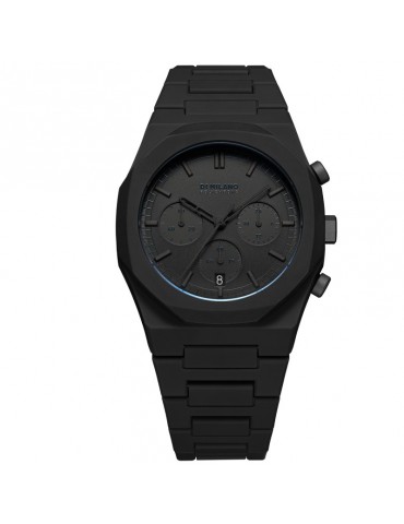 D1 Milano Men's Watch - Polychrono 40.5mm Shadow Black - 0