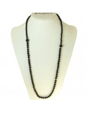 Rajola Necklace - Primula - Long - Black Onyx - B568636