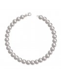Bracciale Lelune - Lune Young - Perle Grigie - Qualità A - LLBRG60.2
