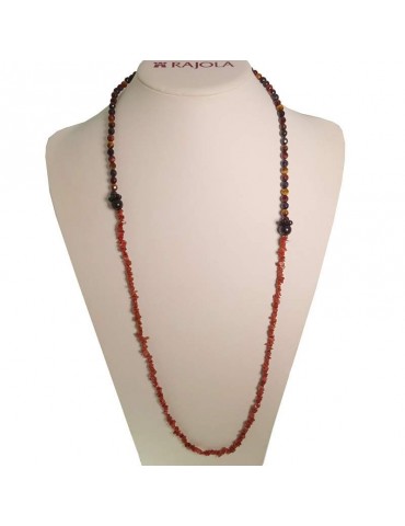 Collana Rajola - Primula - Occhio di Tigre - Goldstone - B5686359