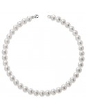 Collana Lelune - Classic -Perle Freshwater-Oro Bianco 18 kt-LLNK1002CH